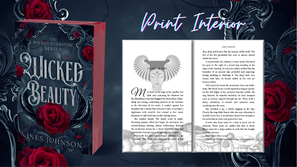 WICKED BEAUTY print interior